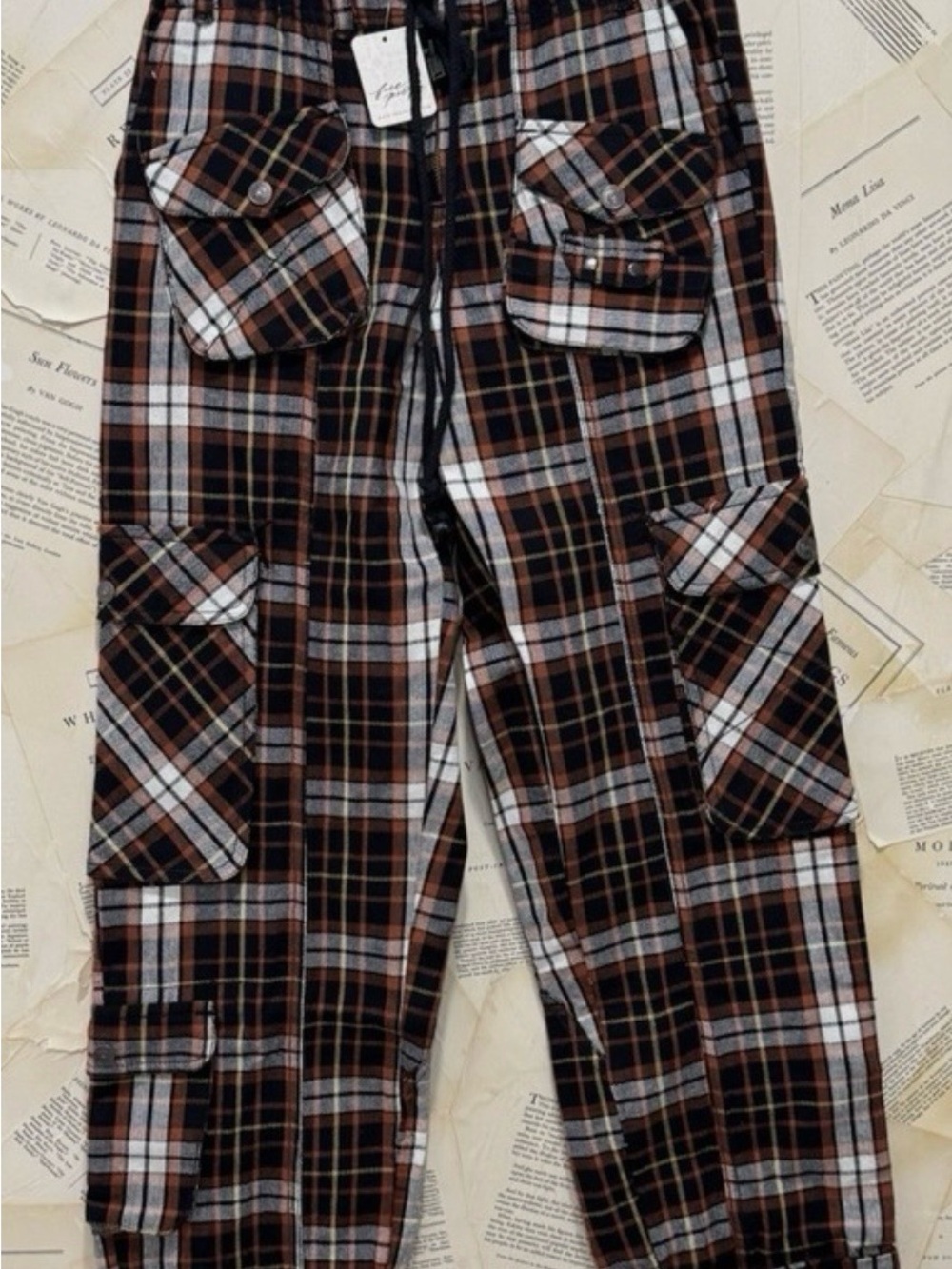 Free People/ We the Free Tahiti Menswear Pull on Cargo Pants NWT - Picture 5 of 9